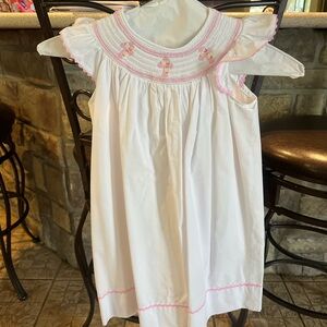 Lil Cactus Smocked Cross Dress